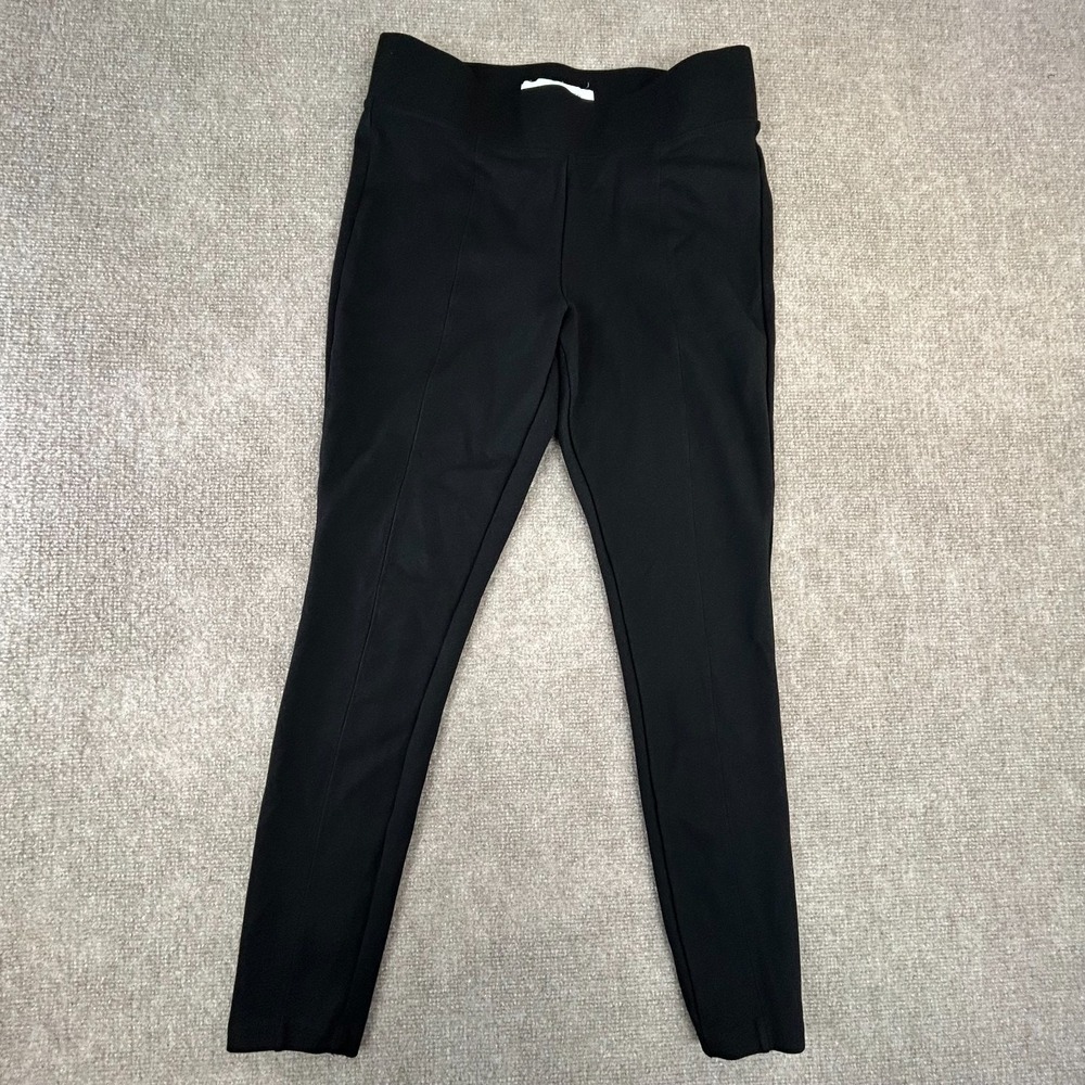 Old Navy Stevie High Rise Ponte Leggings Womens Medium Black Rayon Pull On